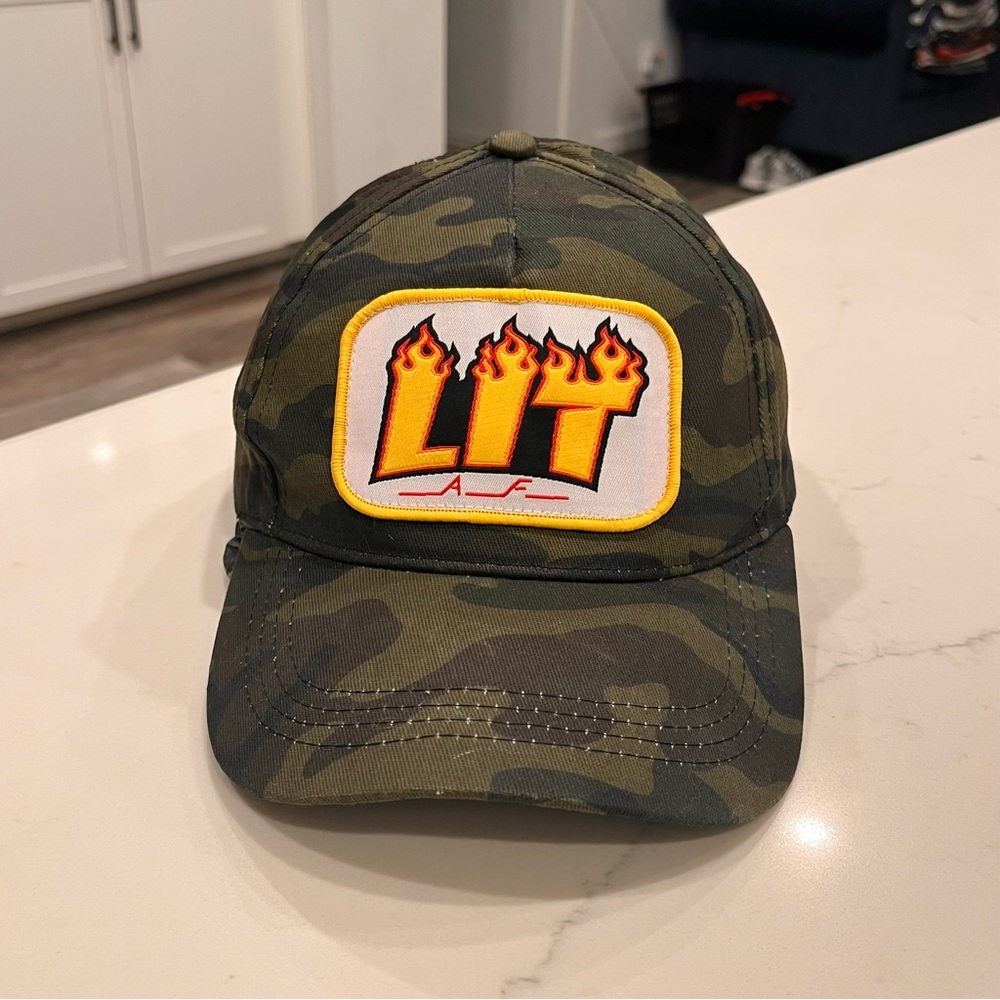 Reason Brand LIT AF ( As F*ck ) SnapBack Hat Cap